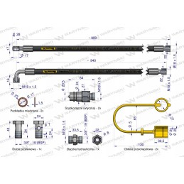 Hidraulinė jungtis, 2 kategorija, Waryn komplektas