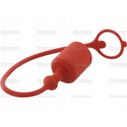 Raudonas PVC dangtelis 1 2 vyriška mova 5 vnt