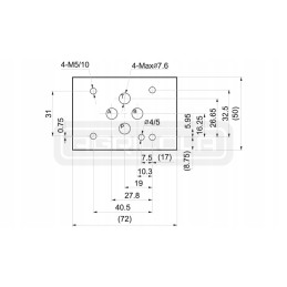 Solenoidinis skirstytuvas cetop 3 ng06 12v ha