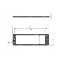 Konsolės skydelis, daiktadėžė, radijo rėmas
