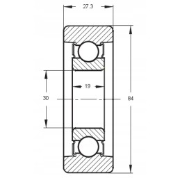 Guolis cbk 468 2rs pbf flt krasnik 30x84x27 3