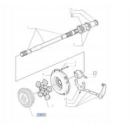 Sankabos korpusas mxm new holland tm 5177618 luk