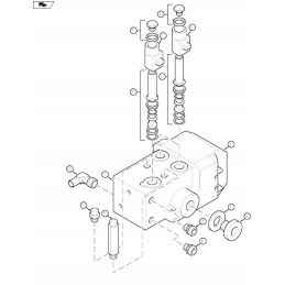 Solenoidinis korpusas mxm 340487a1 cnh