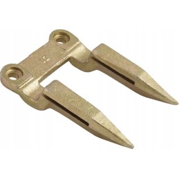 Dvigubos antraštės durtuvas be kotelio tinka Bizo