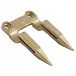 Dvigubos antraštės durtuvas be kotelio tinka Bizo