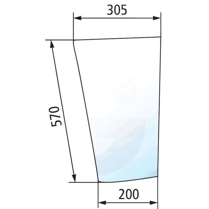 Lango langas 3210 kabinos priekyje, apačioje, dešinėje