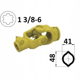 Kardaninis velenas 1 3 8 z6 citrina 41 48 g4