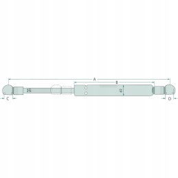 Fendt h716501021201 dujų pavaros amortizatorius