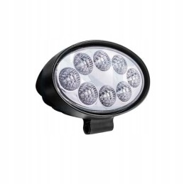 Darbinė lempa 8 LED ovali halogeninė 12 24v mega galia