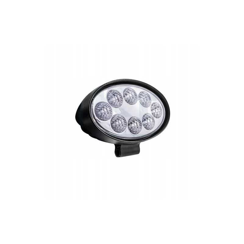 Darbinė lempa 8 LED ovali halogeninė 12 24v mega galia