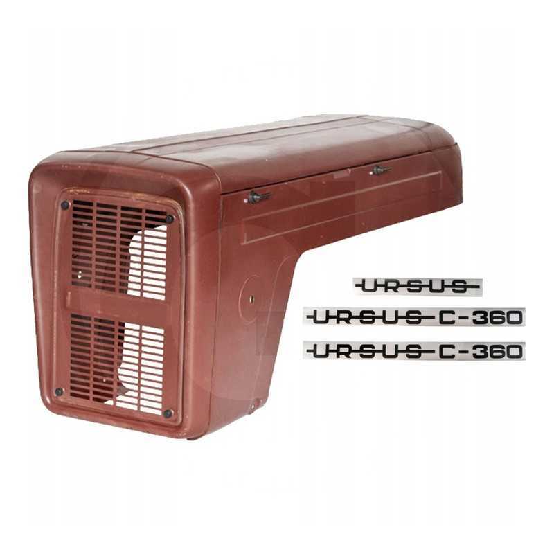 C 360 kaukių rinkinys su Ursus C 360 lipdukais