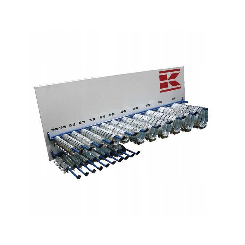 220 sraigių kaklaraiščių rinkinys su kabykla