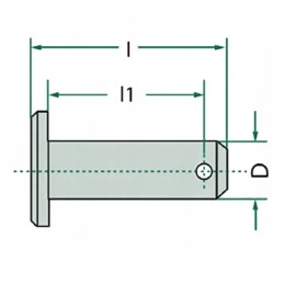 Kaištis oe 10 x 30 mm 4851444 10x30 v
