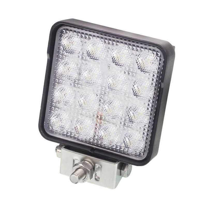 Kvadratinė LED darbo lempa 12v 24v halogeninė 27w led