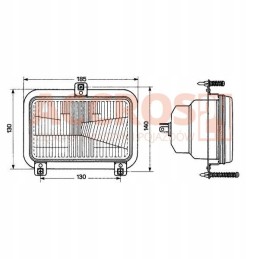 Cobo reflektoriaus optinis elementas 05406000