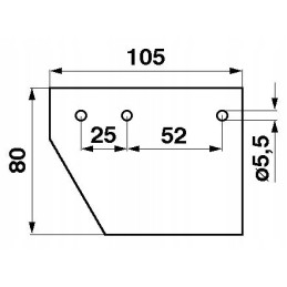 Claas Jag01 0050 522189 dalgio plokštelė