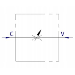 C056v0587 droselio vožtuvas vrfb90 g1 2