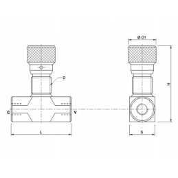 C056v0587 droselio vožtuvas vrfb90 g1 2