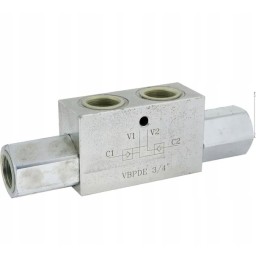 Dvigubas atbulinis vožtuvas vbpde g1 2