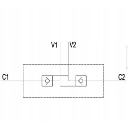 Dvigubas atbulinis vožtuvas vbpde g1 2