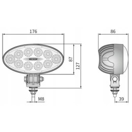 Wesem CRV1D 55901 00 darbo lempa
