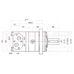 Hidraulinis variklis bmt 400 o4w40 hidrolideris