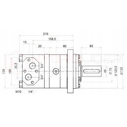 Hidraulinis variklis bmt 315 o4w40 hidrolideris