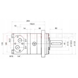 Hidraulinis variklis bmt 250 o4w40 hidrolideris