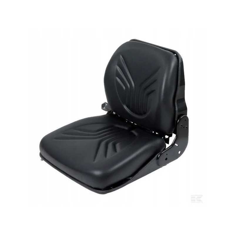 Juodos versijos b12 sėdynė aptraukta sintetine oda