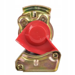 M22x1 5 pneumatinio lizdo jungtis, raudona