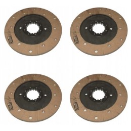 Kniedytas stabdžių diskas 205mm, rinkinyje 4 vnt
