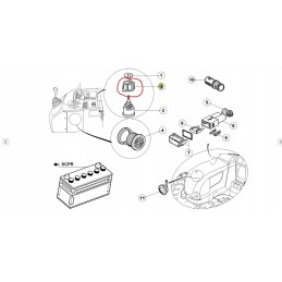 Rankenėlė EHR Renault Claas 7700075138