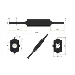 Emaliuotas duslintuvas Ursus C 385 1224 prailgintas