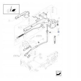 Rankinio stabdžio trosas new holland 87289019 cnh