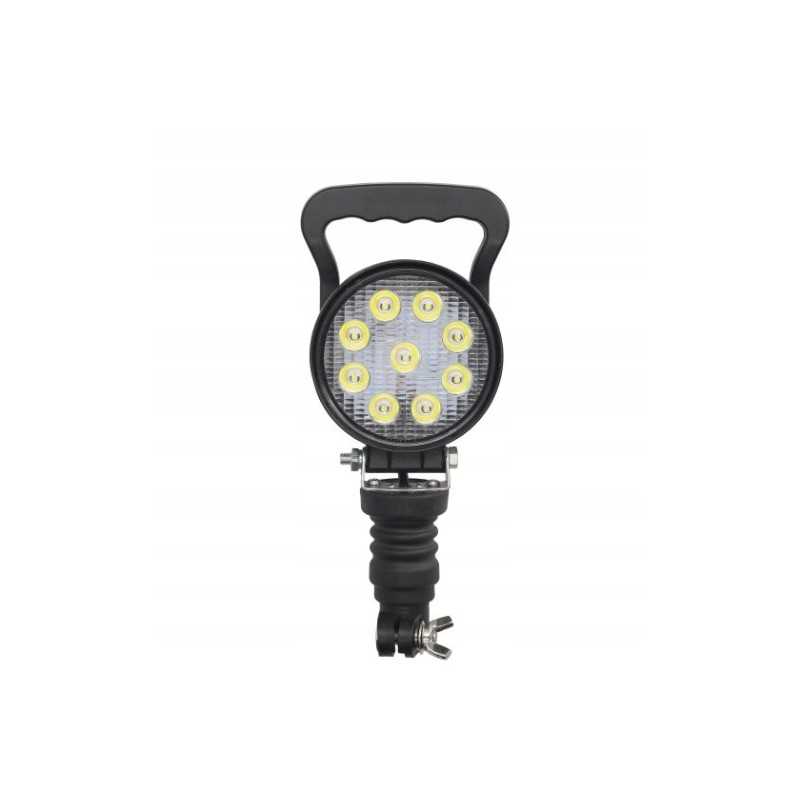 LED darbo lempa 27w 1800lm 12 24v su kaiščiu
