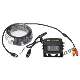 4x IR LCD atbulinės eigos kamera 9 traktorius kombainas