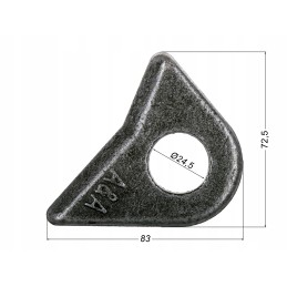 Krautuvo kaušo varžto kilpa fi 24 5 mm ft202