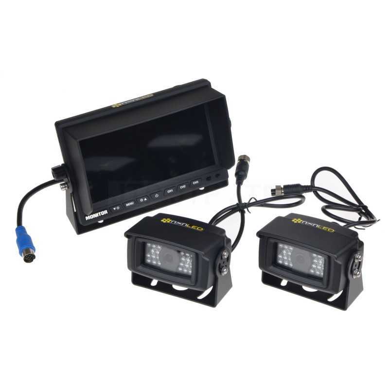 2x kamera sony 720 ahd 1 3mp ekranas 7 25m kombainas