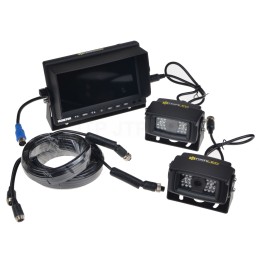 2x kamera sony 720 ahd 1 3mp ekranas 7 25m kombainas