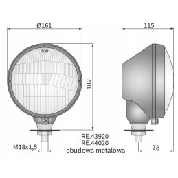 Priekinių žibintų priekinis kairysis žibintas meta c330 c360 wesem