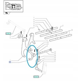 New Holland Fiat Ford atbulinės eigos šakės 5143463 cnh