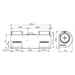 Ventiliatorius 12v Kormas 722 350 05
