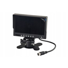 Atbulinės eigos kamera su monitoriumi, 7 laidai, 15 m