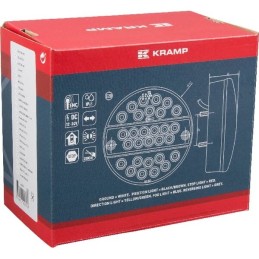 Apvalus LED galinis žibintas 12 24v Kramp