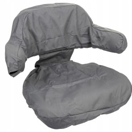 Pilkas traktoriaus sėdynės užvalkalas su korpuso užvalkalu