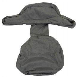 Pilkas traktoriaus sėdynės užvalkalas su korpuso užvalkalu