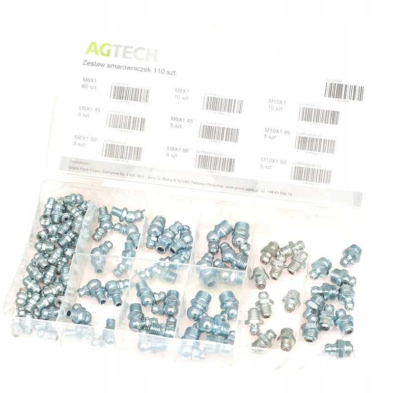 Metrinių tepimo antgalių rinkinys 110 vnt