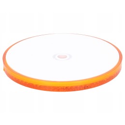 Oranžinis apvalus atšvaitas, prisukamas, 60mm