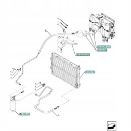 Oro kondicionieriaus žarna new holland t4 case 47455527