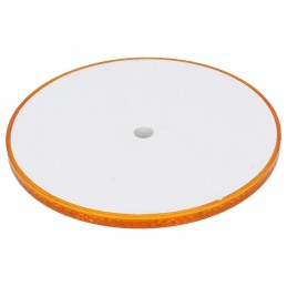 Oranžinis atšvaitas, apvalus, užsukamas, 84mm